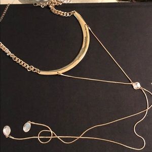 Bebe gold necklace